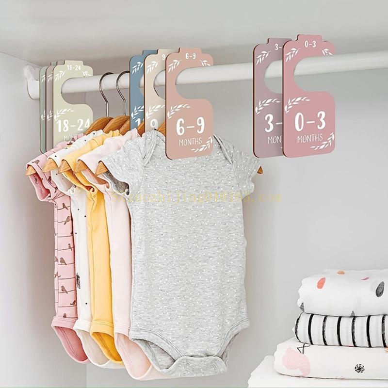 Baby Nursery Closet - Set of 8 Baby Closet Wooden