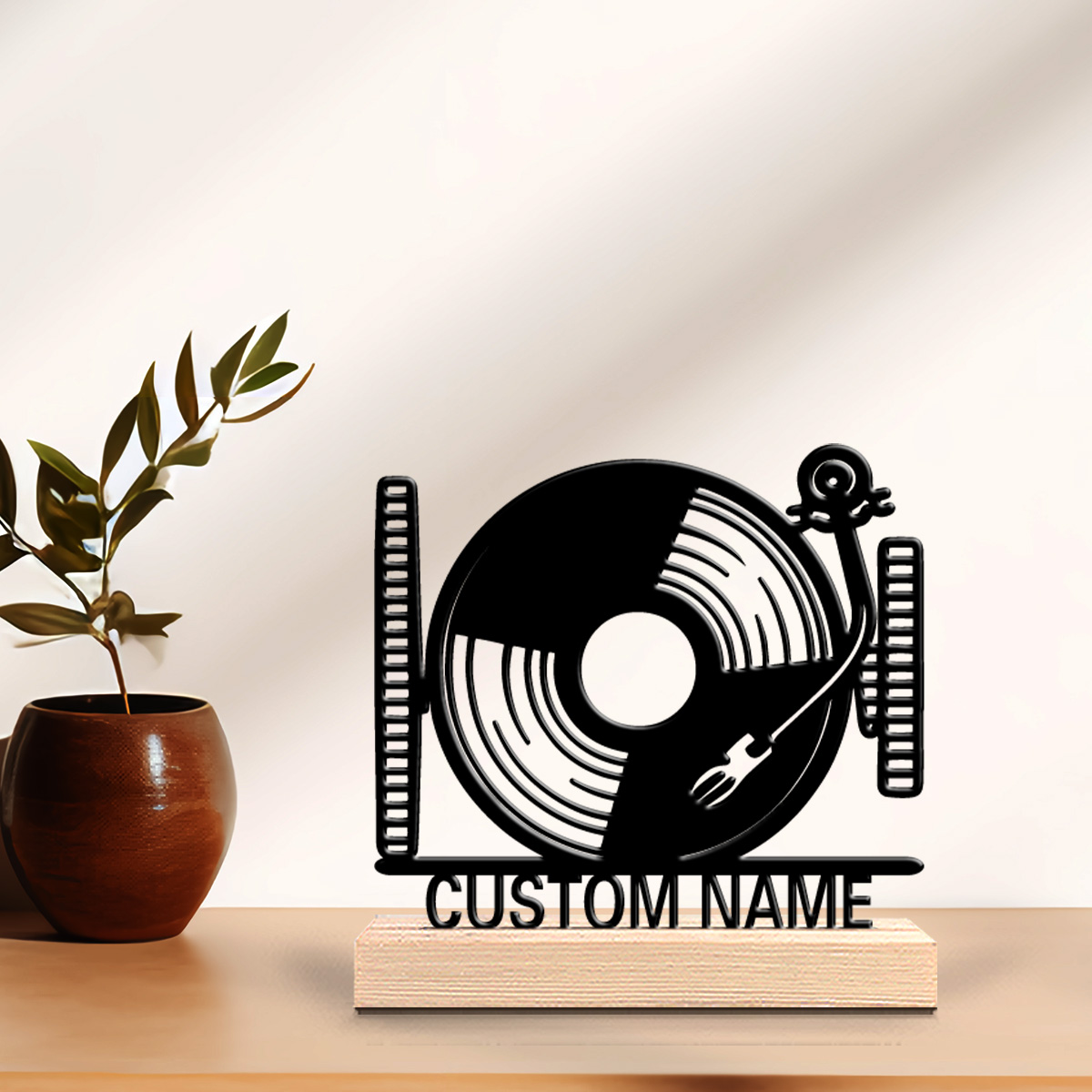 Baby Nursery In - 1pc Cute Personalized Custom record player