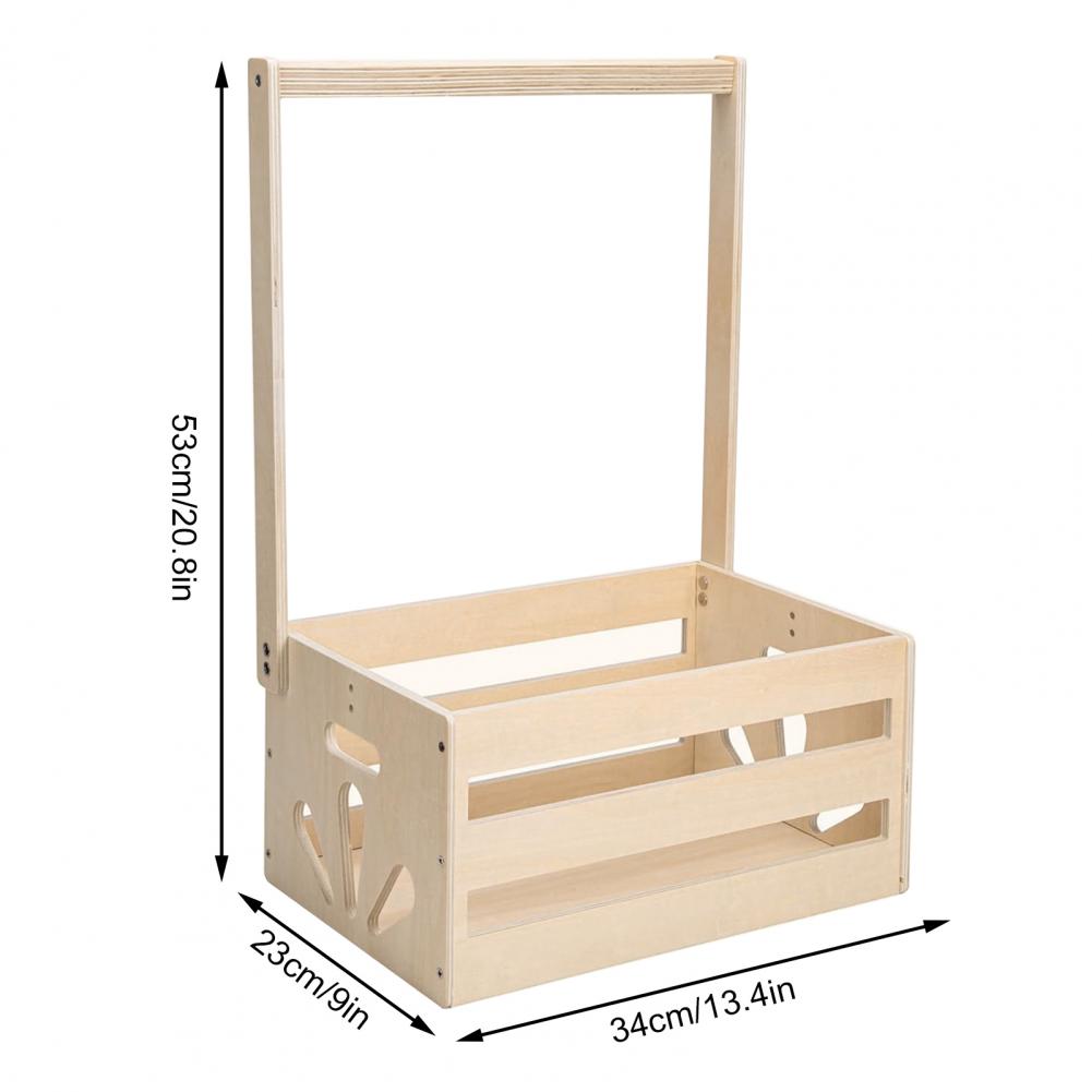 Baby Nursery Closet - Storage Rack Wooden Baby Shower Crate