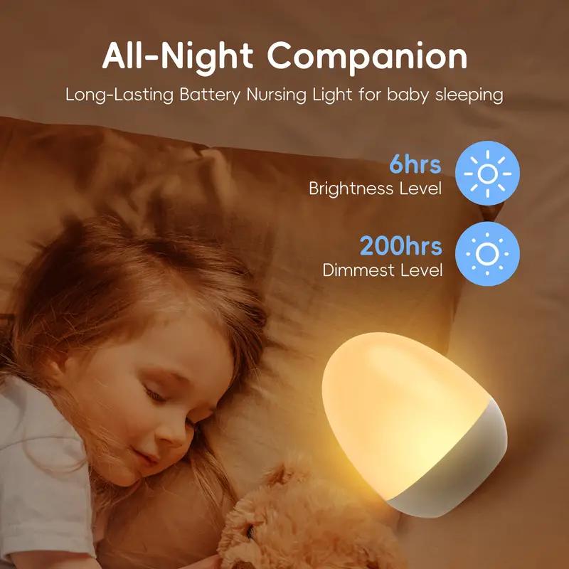 Baby Nursery Lamp - Touch Night Light for Baby Nursery