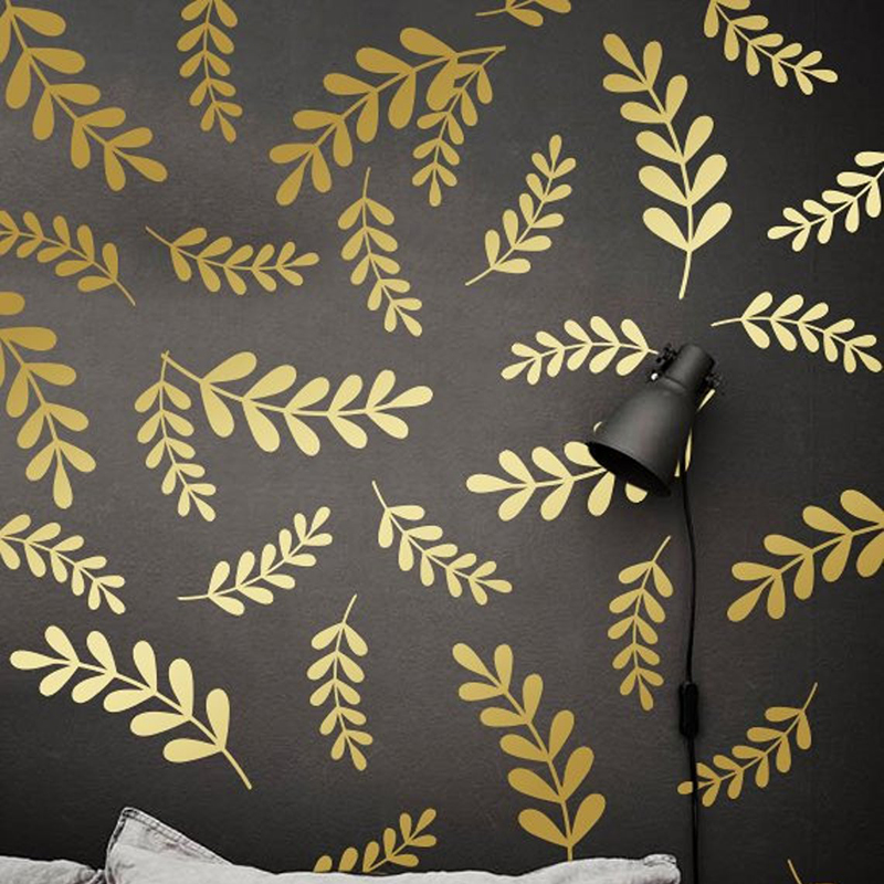 Baby Nursery Jungle - Botanical Leaf Floral Wall Sticker Jungle