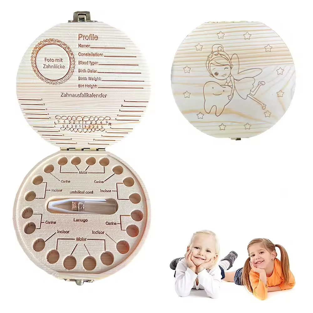 1PC Children's Milk Tooth Box  - Baby Keepsake Box review and price