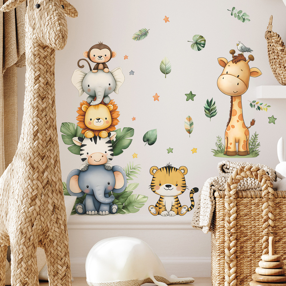 Boho Forest Animals Wall Stick - Baby Nursery Giraffe review and price