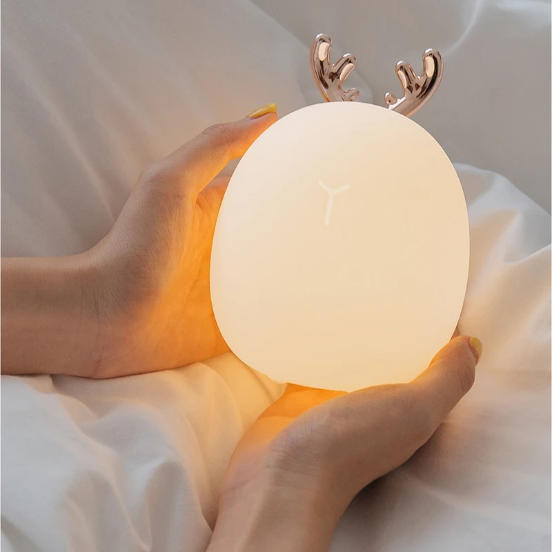 Led Carton Deer Rabbit Silicon - Baby Nursery Lamp review and price