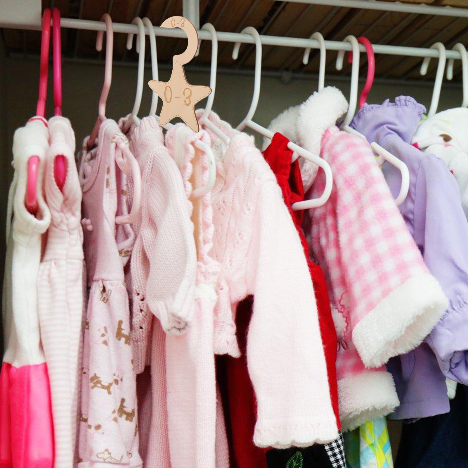 7Pcs Wooden Nursery Closet Div - Baby Nursery Closet review and price