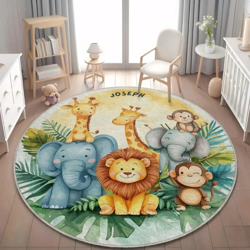 Wild Safari Animal Floor Mat G - Baby Nursery Giraffe review and price