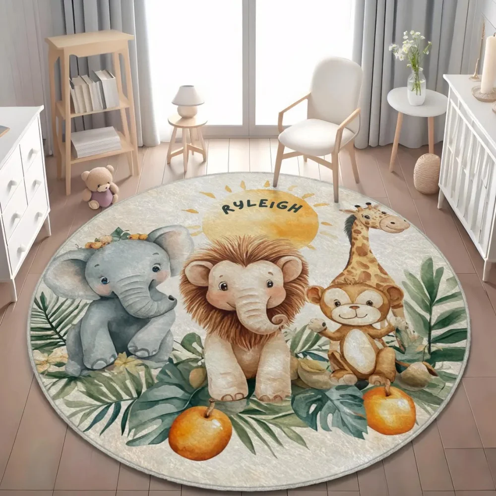 Wild Safari Animal Floor Mat G - Baby Nursery Giraffe review and price
