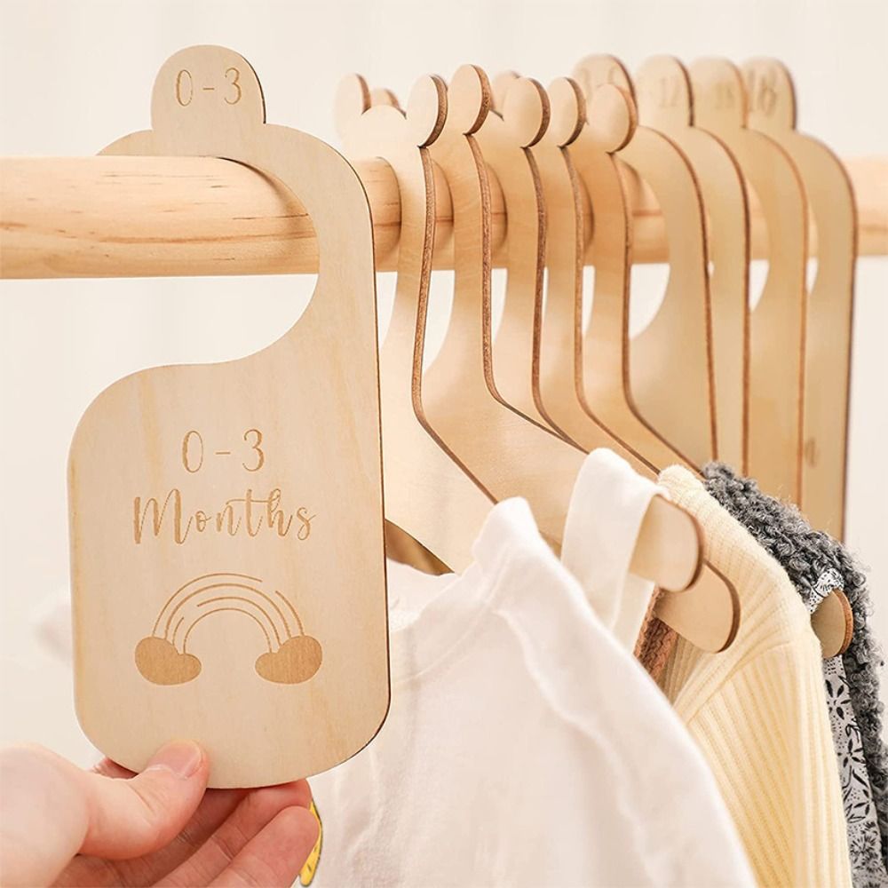 7/8Pcs Wood Baby Closet Divide - Baby Nursery Closet review and price