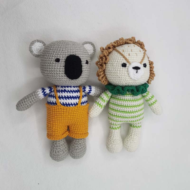 Baby Crochet Stuffed Lion Koal - Baby Nursery Games review and price