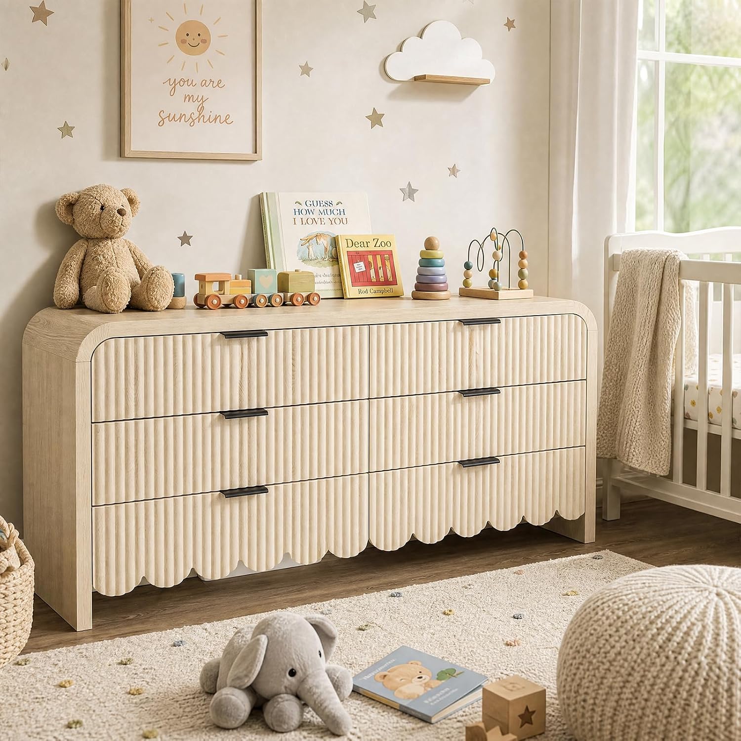 Wood 6 Drawer Dresser Nursery  - Baby Nursery Closet review and price