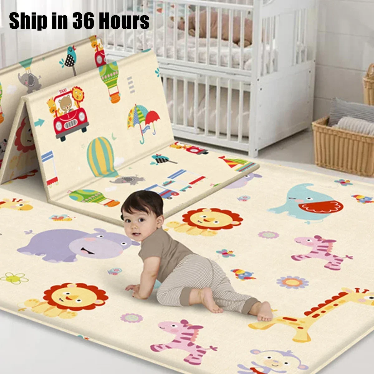 Non-Toxic Foldable Baby Play M - Baby Nursery Games review and price