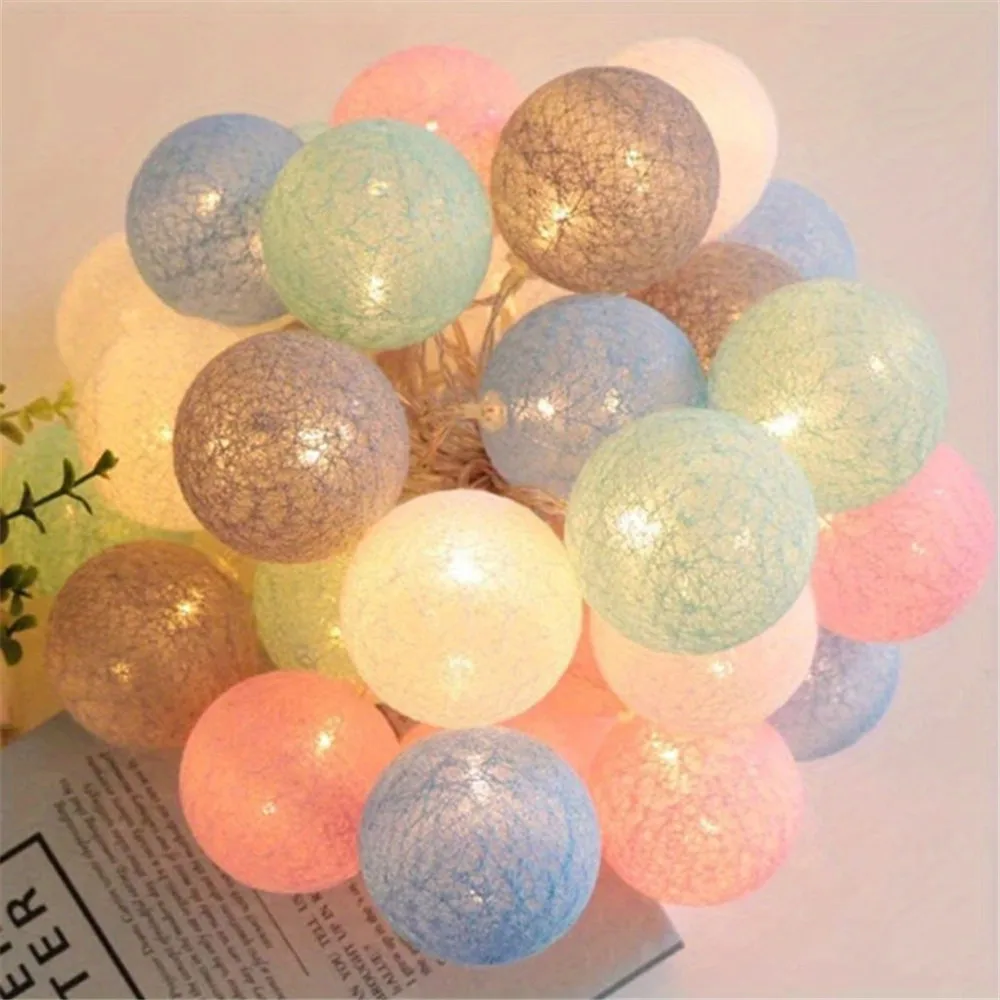 Halloween Cotton Garland Balls - Baby Nursery Lamp review and price