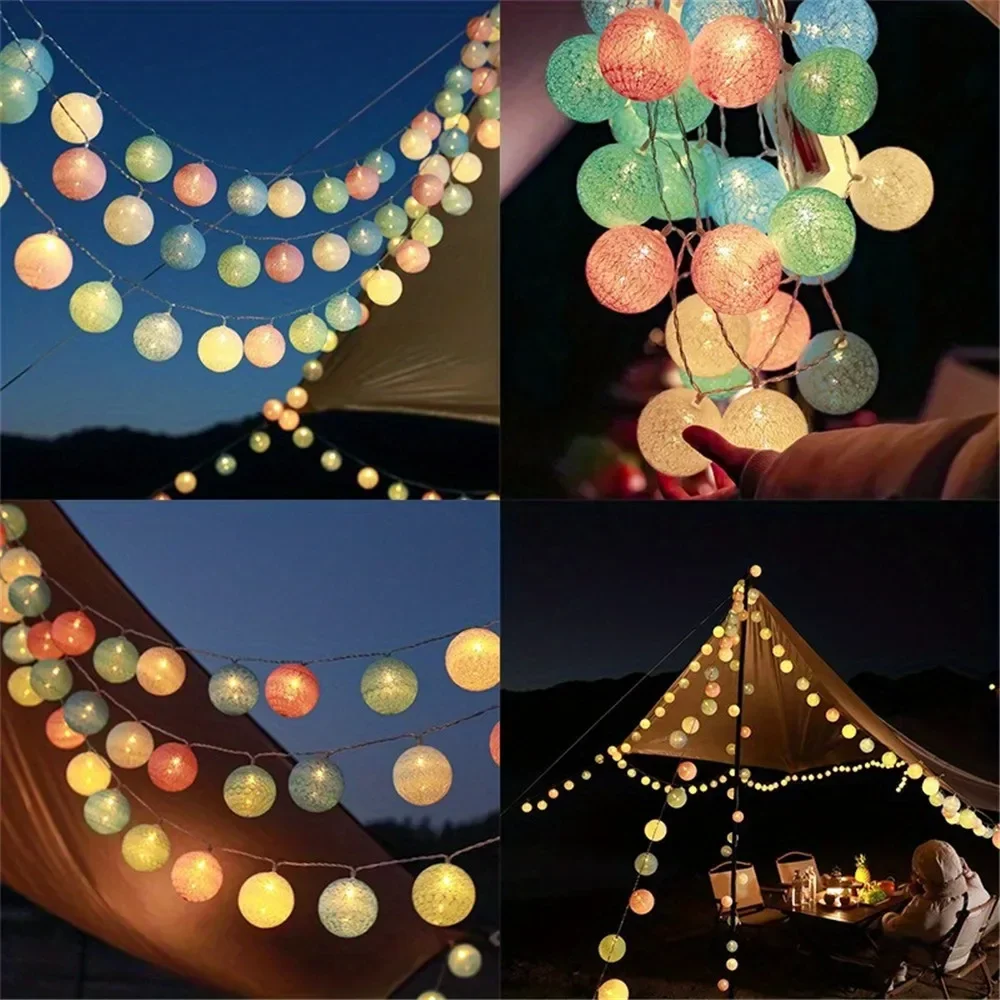 Halloween Cotton Garland Balls - Baby Nursery Lamp review and price