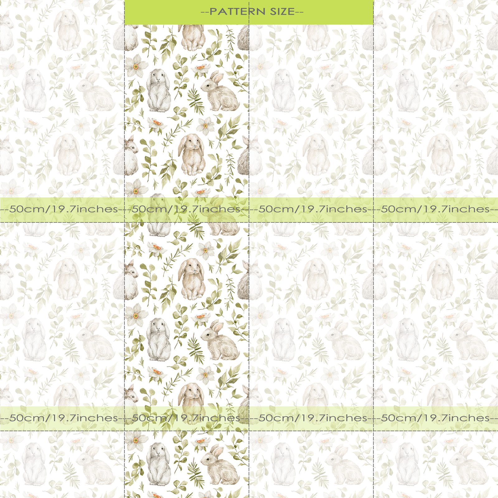 Bunny Wallpaper Kids Room Wall - Baby Nursery Water review and price
