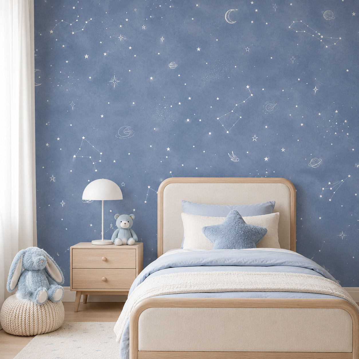 Blue Starry Sky Self Adhesive  - Baby Nursery Water review and price