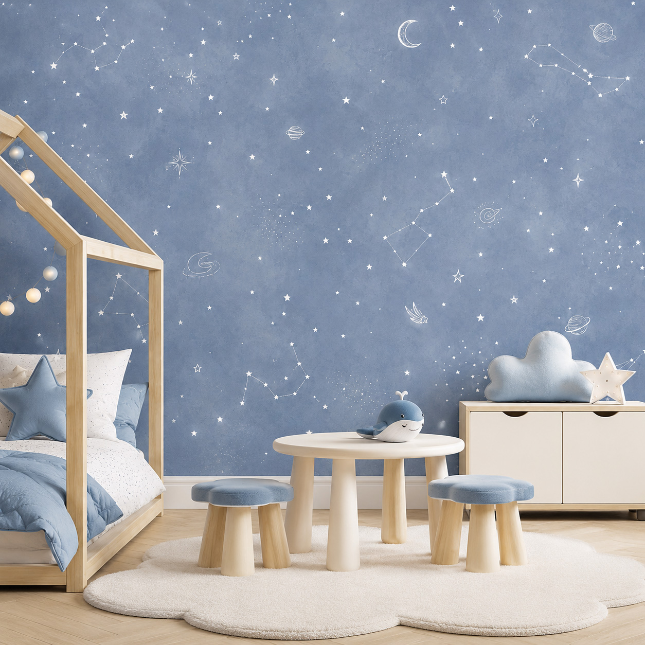 Blue Starry Sky Self Adhesive  - Baby Nursery Water review and price