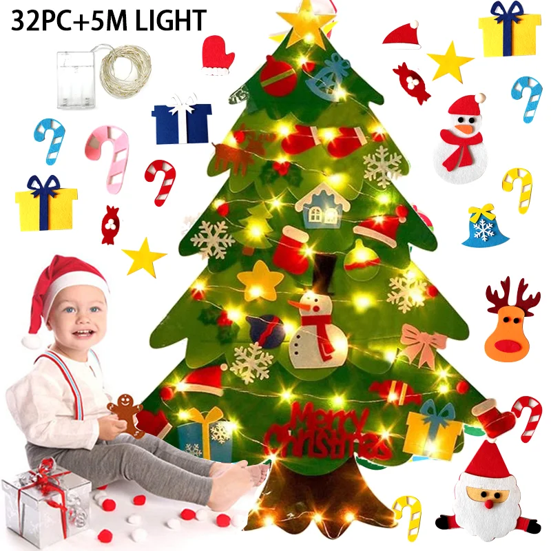 DIY Felt Christmas Tree for To - Baby Nursery Wall Lights review and price