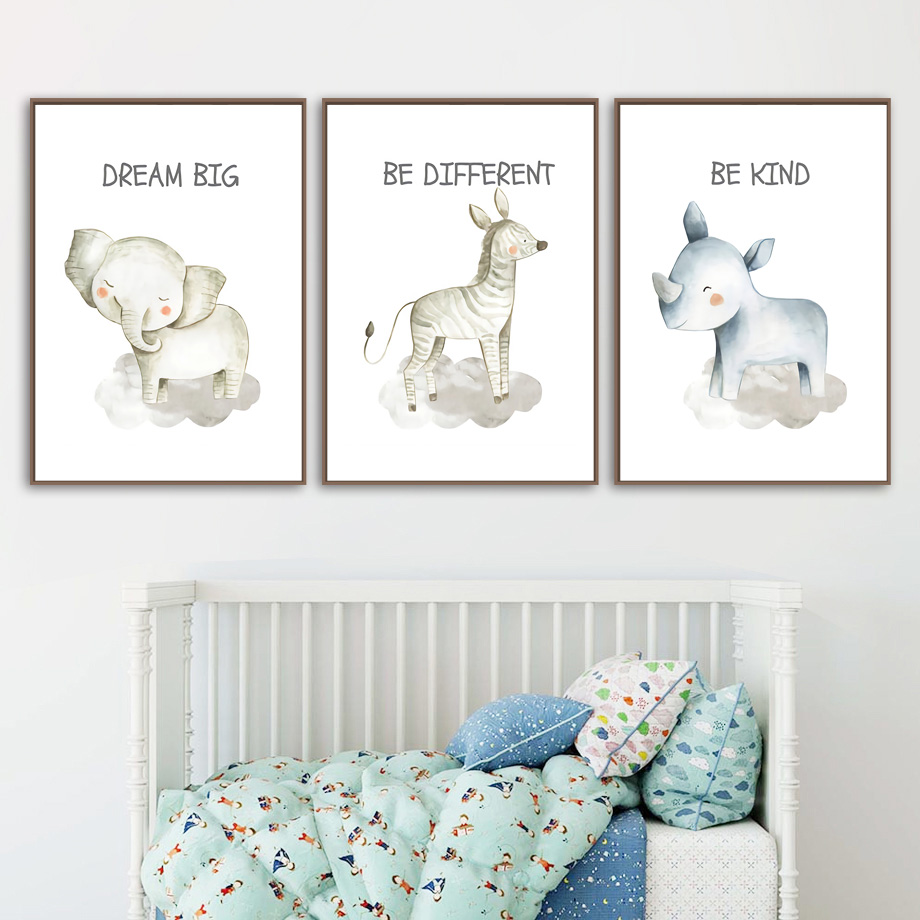 Nursery Wall Art Canvas Painti - Baby Nursery Giraffe review and price