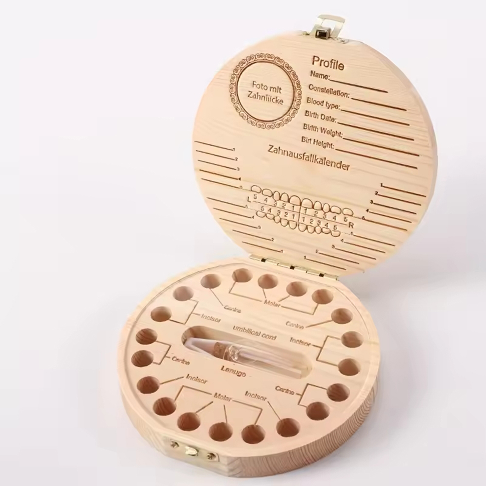 1PC Children's Milk Tooth Box  - Baby Keepsake Box review and price