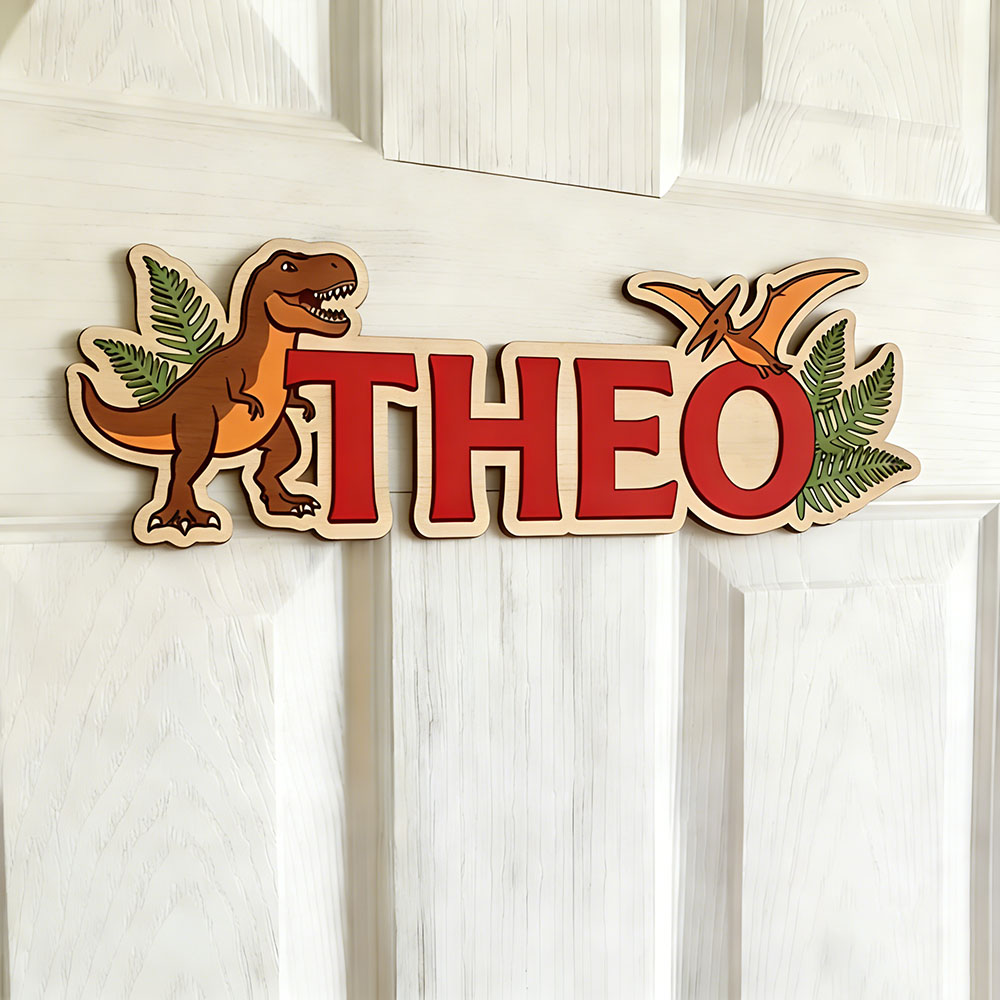 Personalized Dinosaur Name Sig - Baby Nursery In review and price