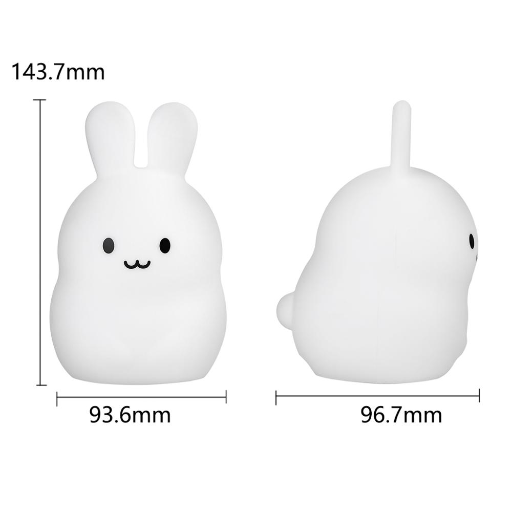 Touch Sensor Rabbit Night Ligh - Baby Nursery Lamp review and price