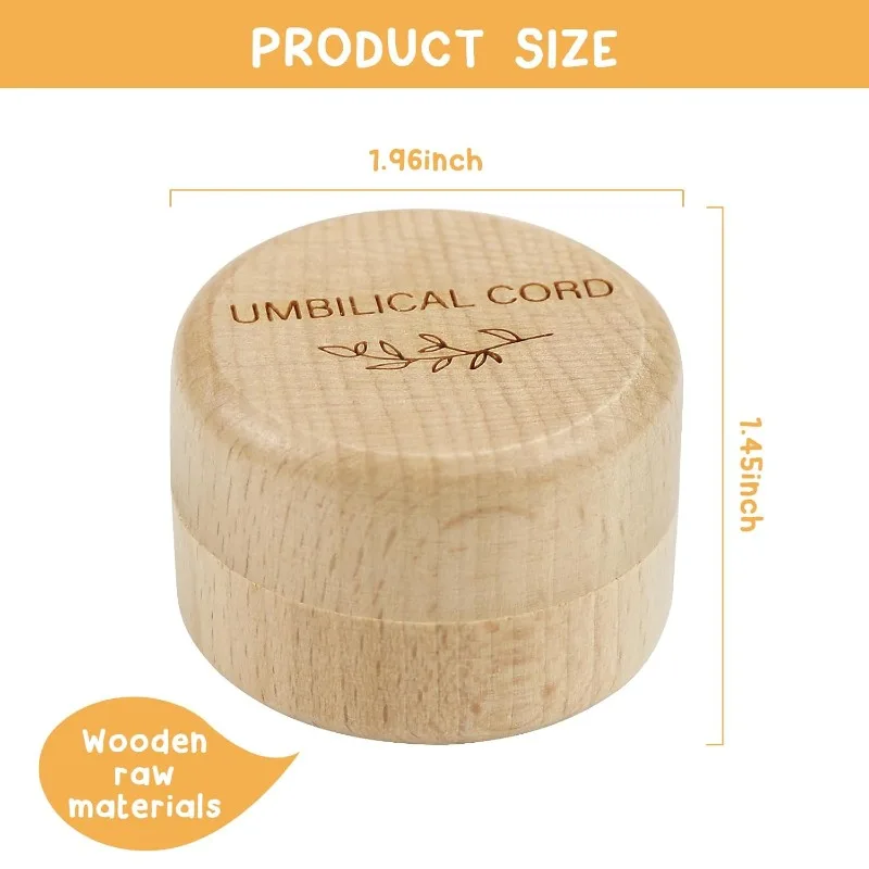 Wooden Baby Umbilical Cord Box - Baby Keepsake Box review and price