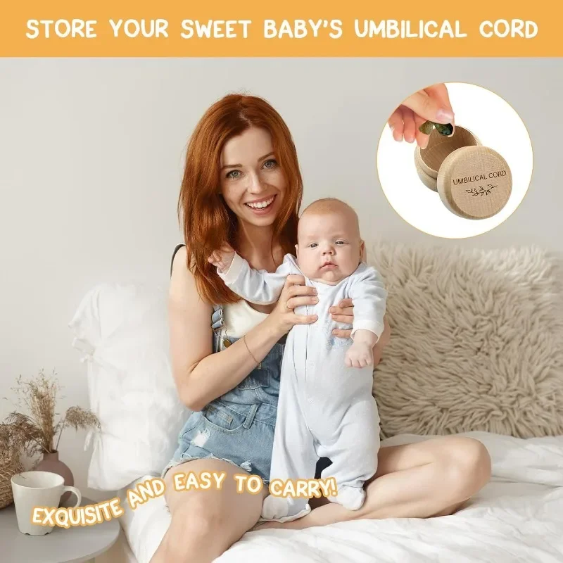 Wooden Baby Umbilical Cord Box - Baby Keepsake Box review and price