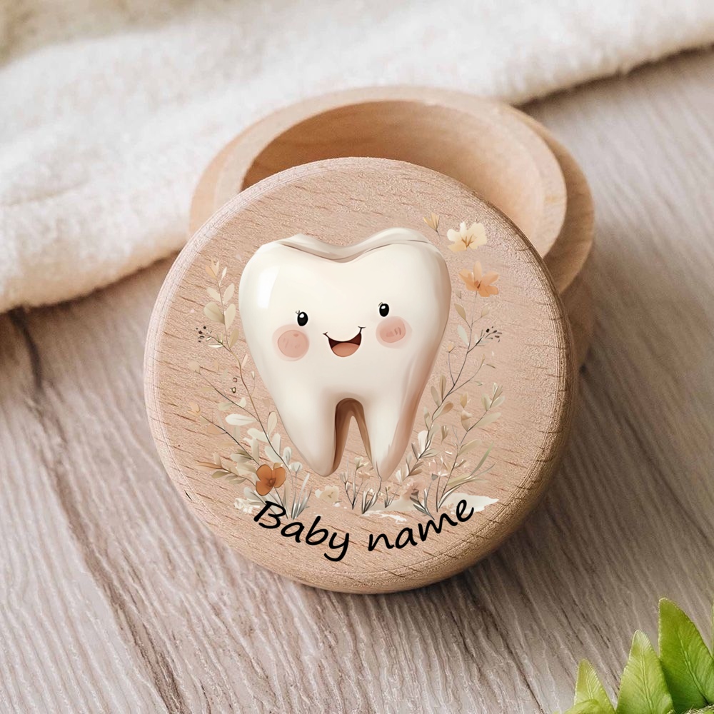 Personalised Baby First Tooth  - Baby Keepsake Box review and price