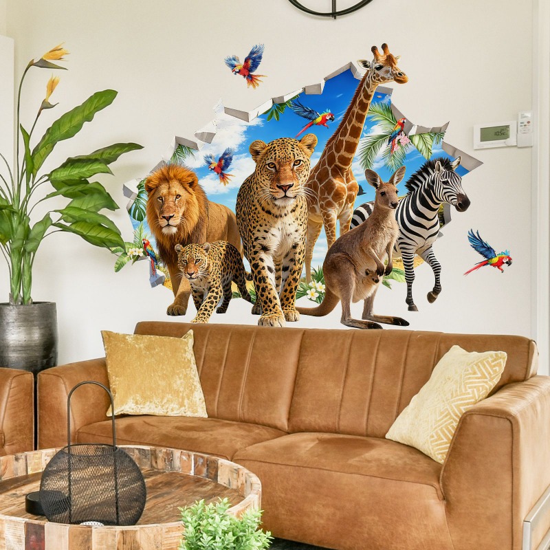 Large Jungle Animal Tropical L - Baby Nursery Jungle review and price