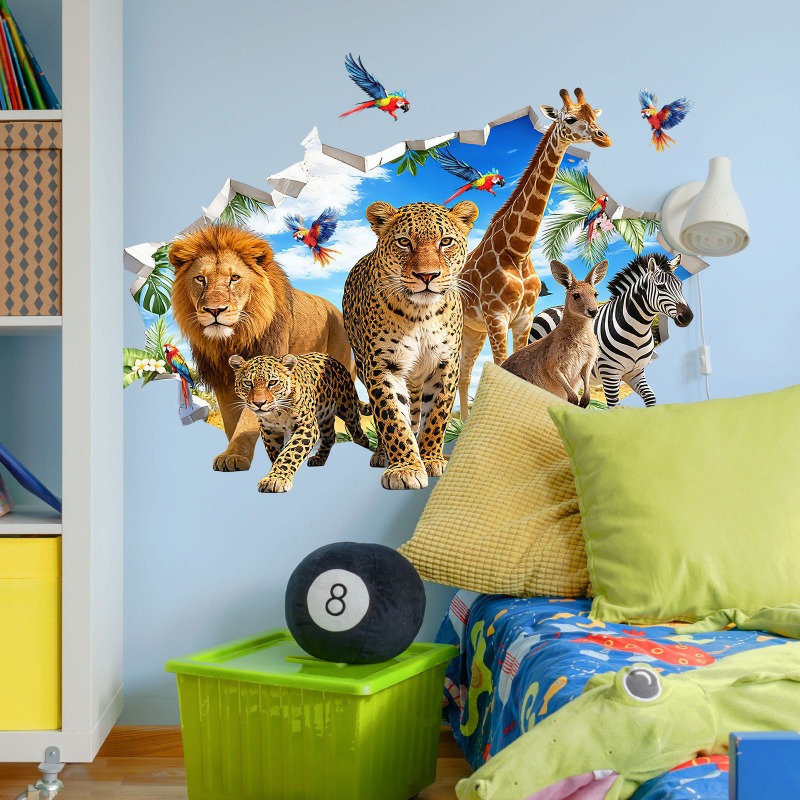 Large Jungle Animal Tropical L - Baby Nursery Jungle review and price