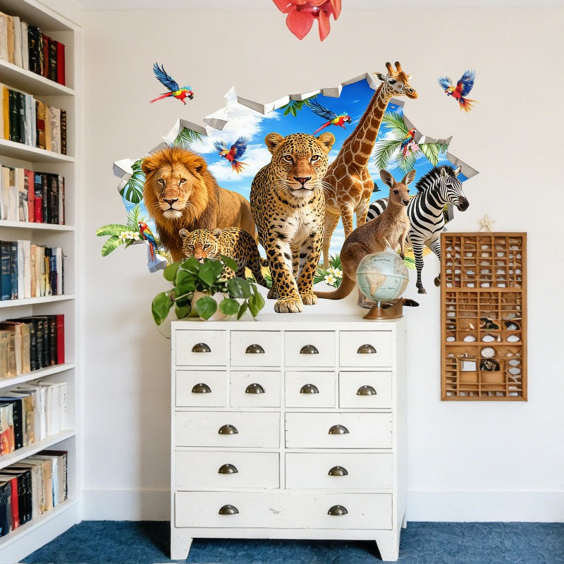 Large Jungle Animal Tropical L - Baby Nursery Jungle review and price