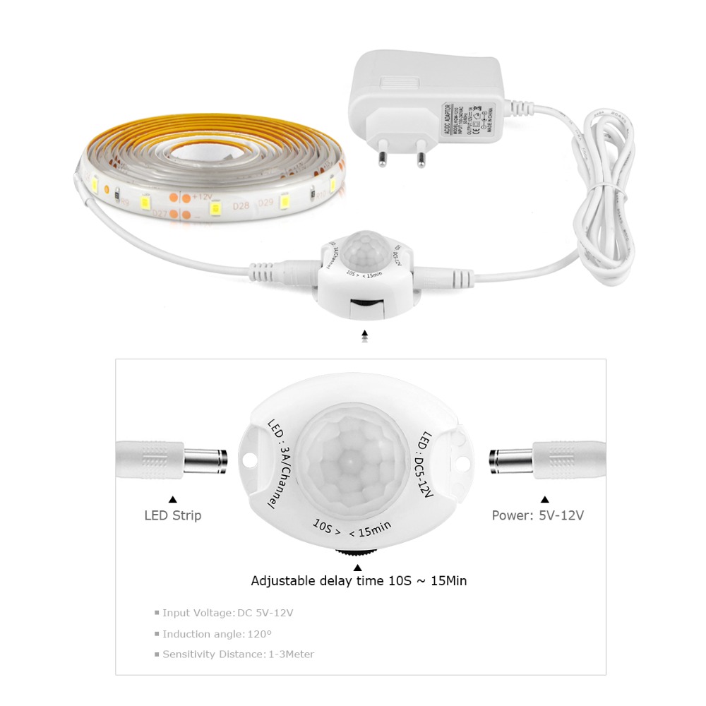 Wireless PIR Motion Sensor LED - Drawer Dresser White review and price