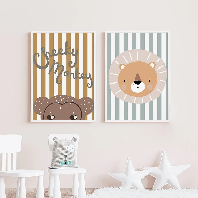 Cartoon Giraffe Leopard Lion M - Baby Nursery Giraffe review and price