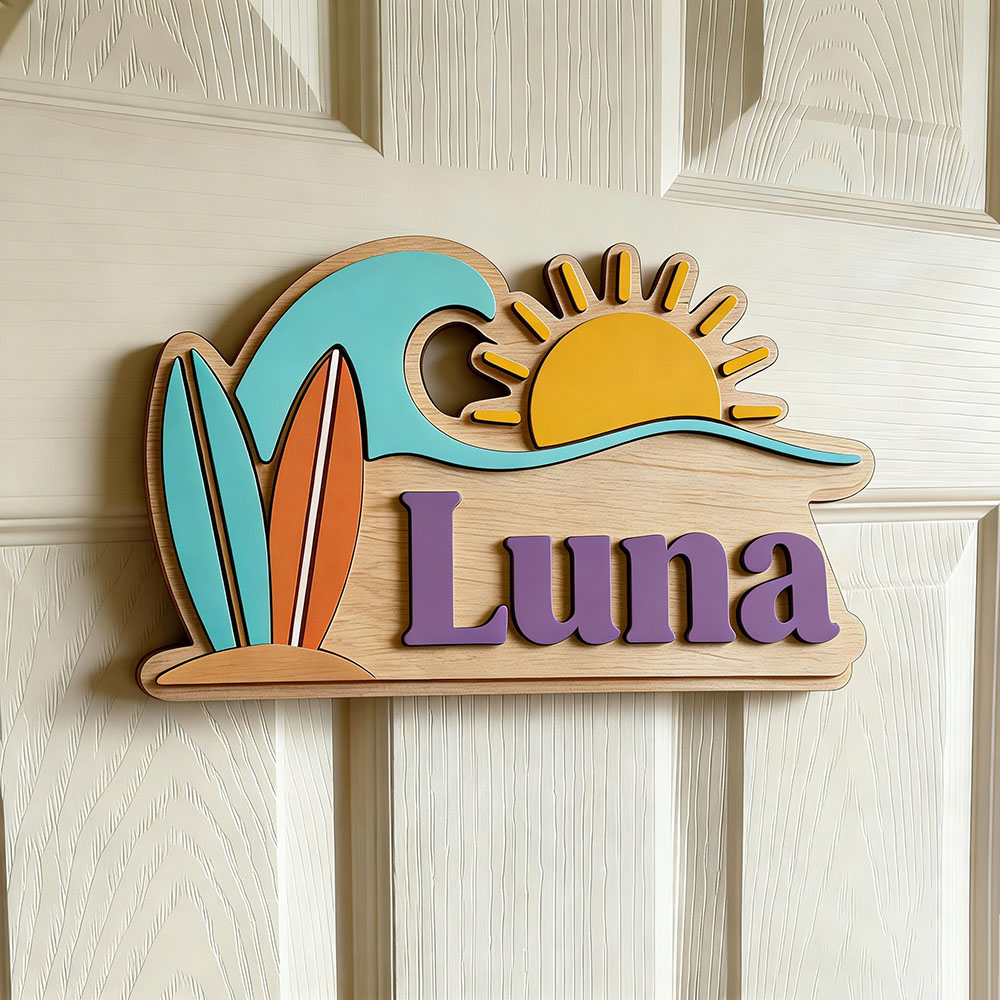 Custom Beach Wave Surfboard Su - Baby Nursery In review and price