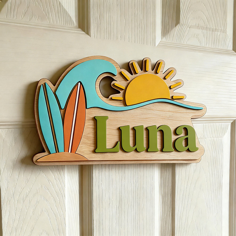 Custom Beach Wave Surfboard Su - Baby Nursery In review and price