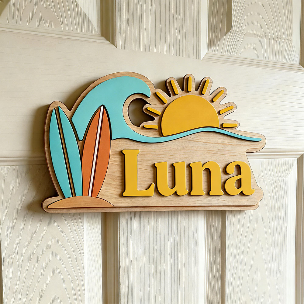 Custom Beach Wave Surfboard Su - Baby Nursery In review and price
