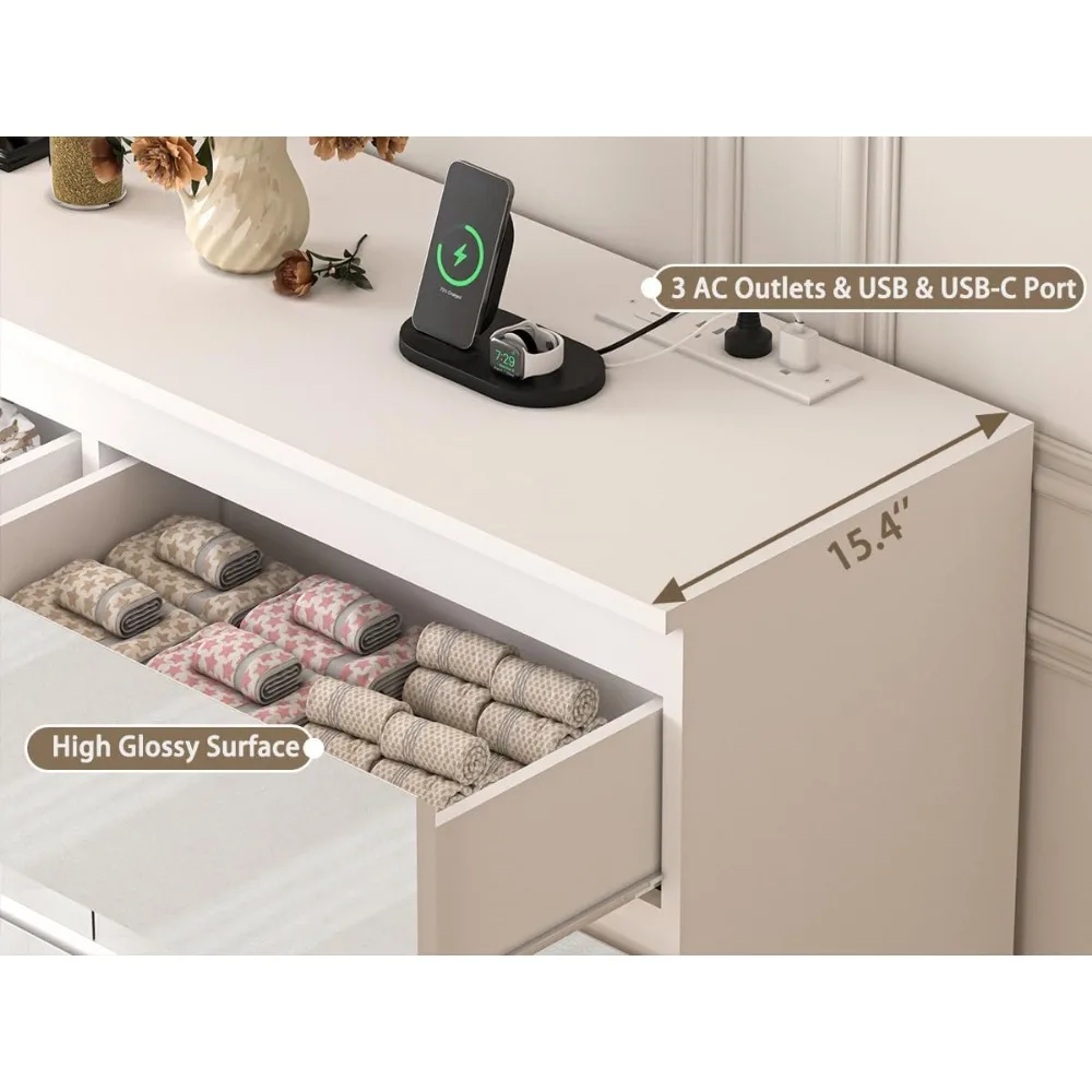 Large 70 Inch 9 Drawer Dresser - Drawer Dresser White review and price