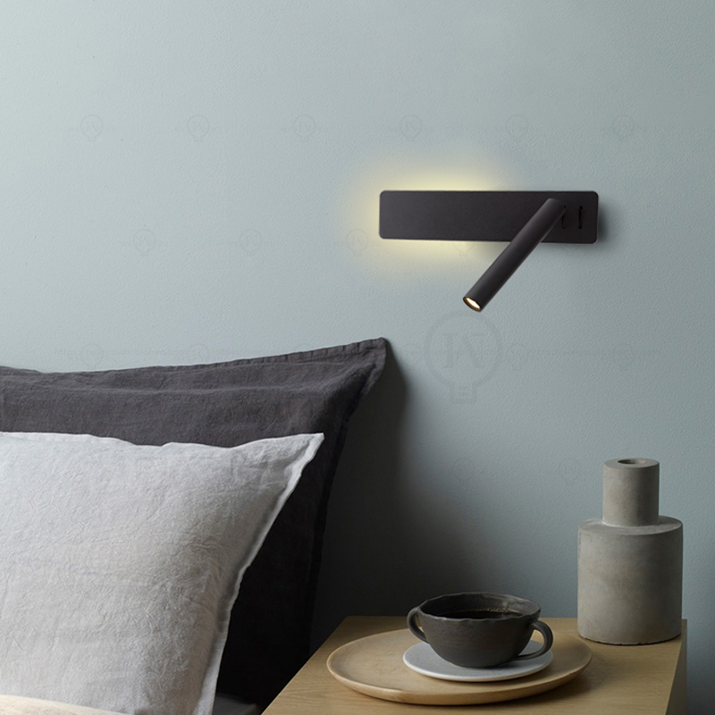 White Nordic LED Bedside Readi - Baby Nursery Wall Lights review and price