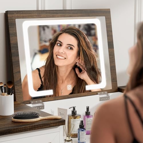 Dresser with LED Mirror, 8 Dra - Drawer Dresser White review and price