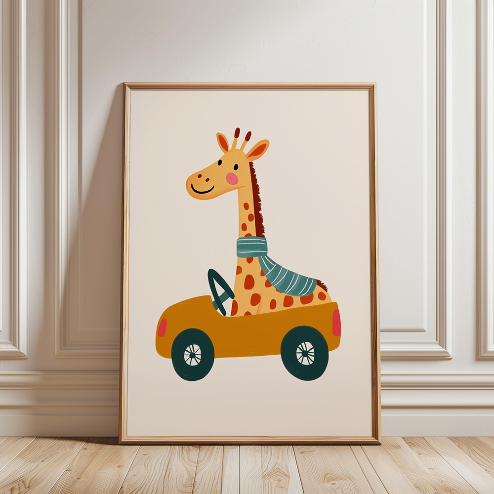 Circus Monkey Wall Art Birthda - Baby Nursery Giraffe review and price