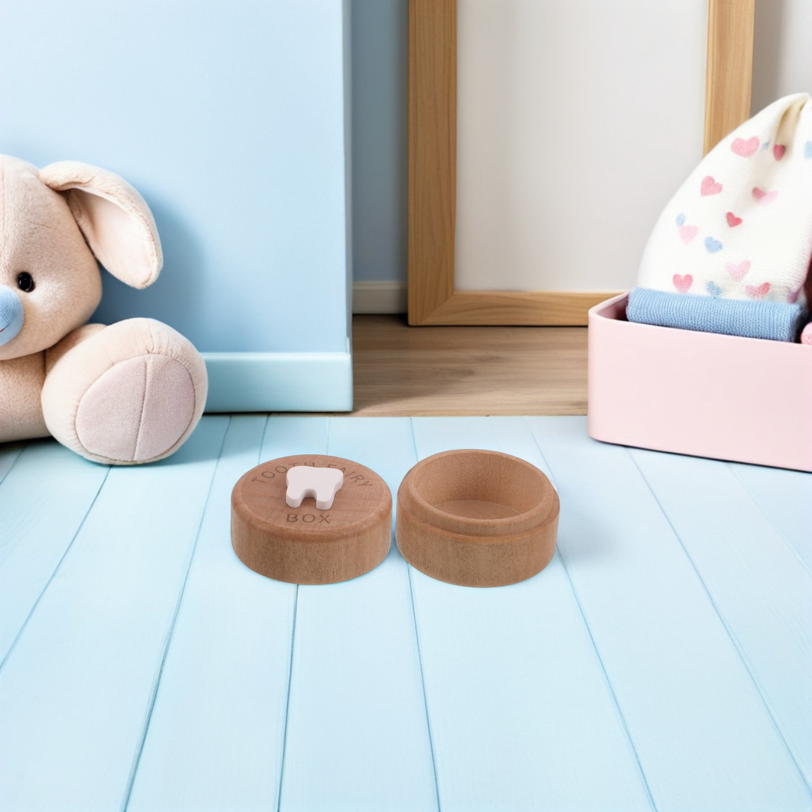 Wooden Kids Tooth Fairy Box 3D - Baby Keepsake Box review and price
