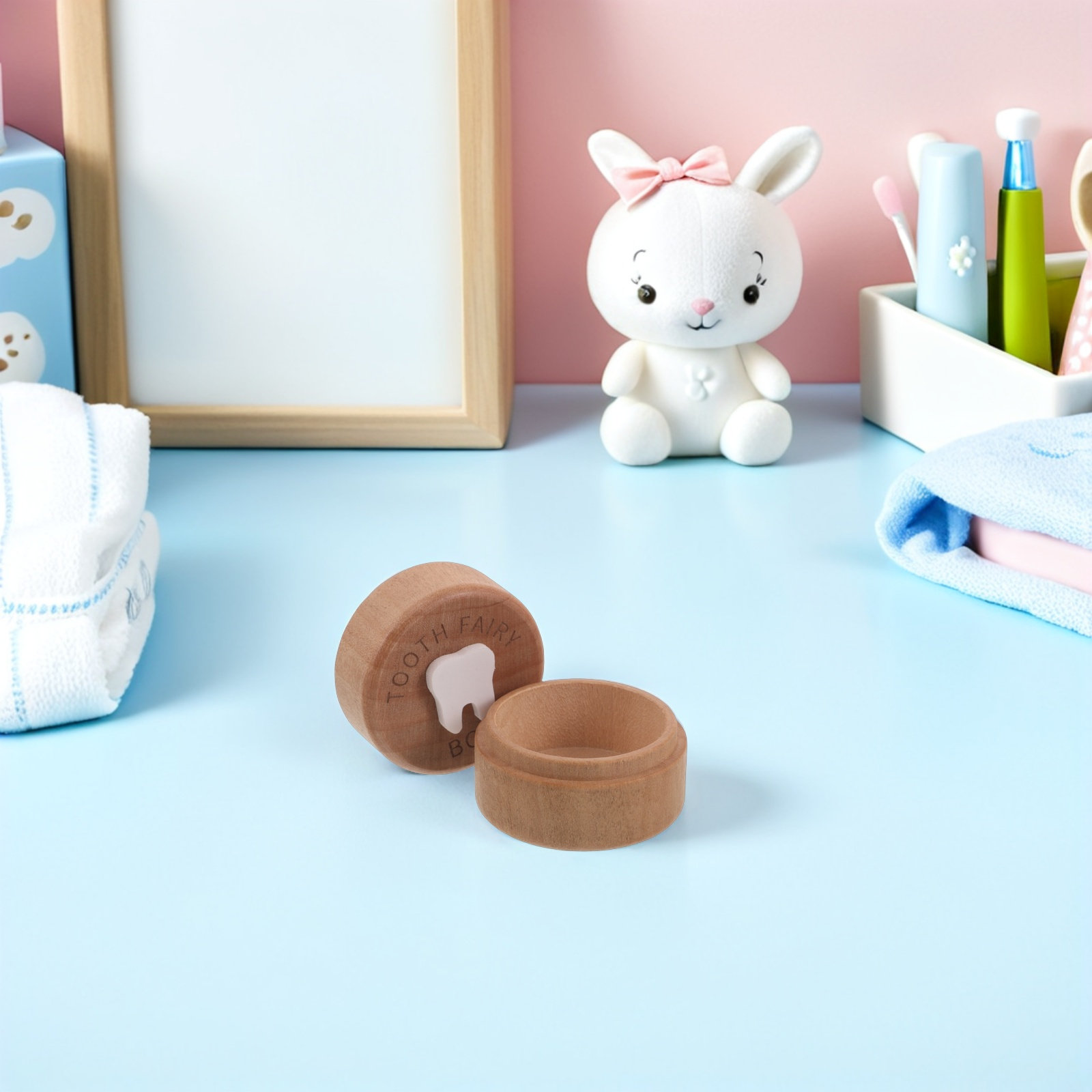 Wooden Kids Tooth Fairy Box 3D - Baby Keepsake Box review and price