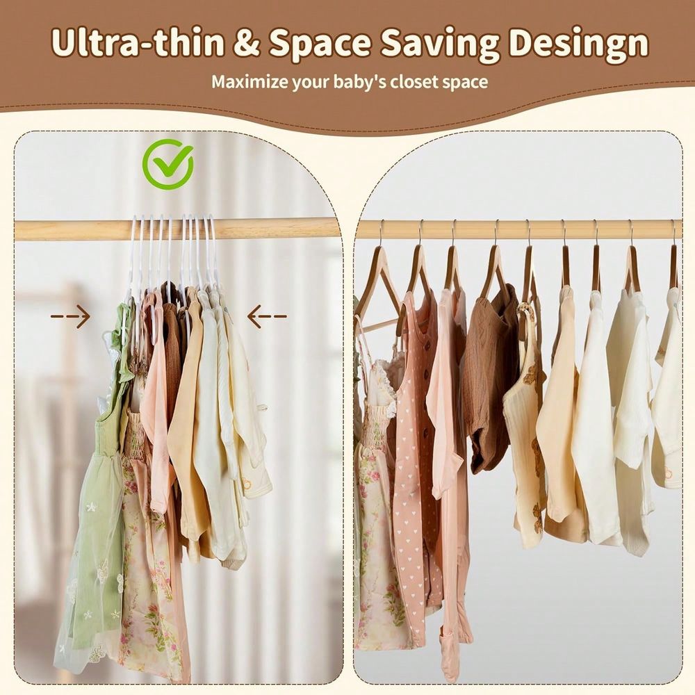 70 100 Pack Kids Hangers Plast - Baby Nursery Closet review and price