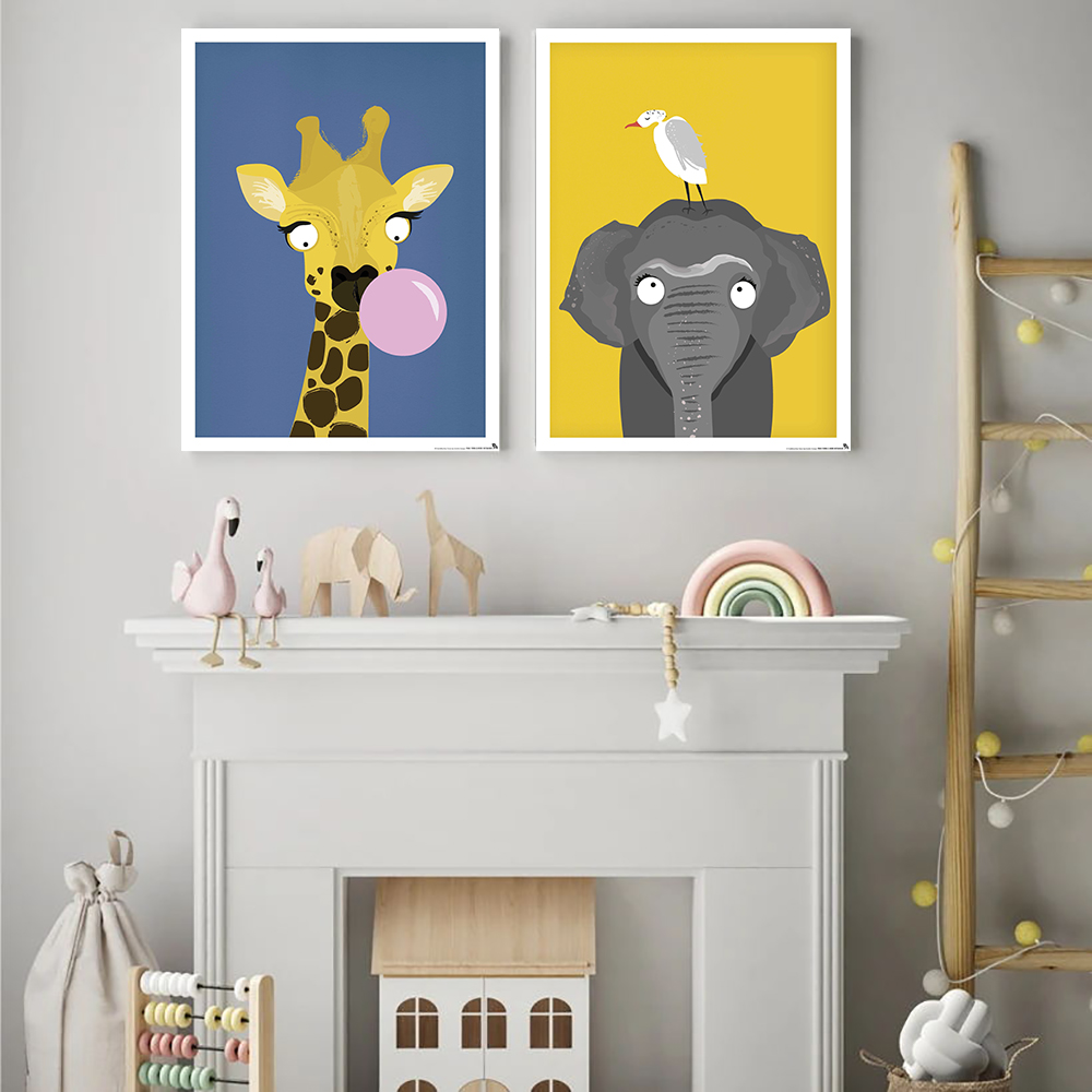 Nursery Poster Africa Animal C - Baby Nursery Giraffe review and price