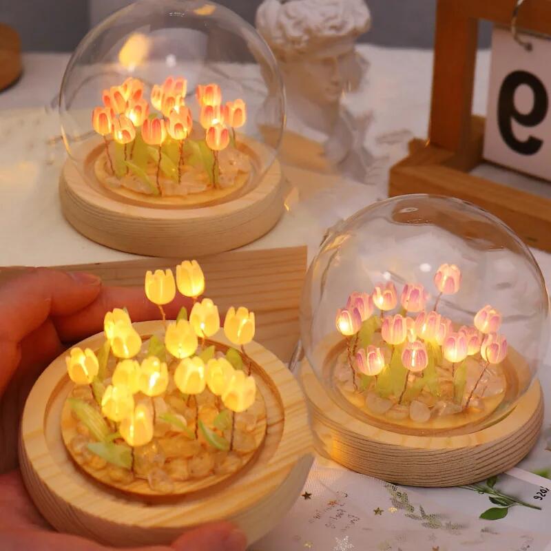 Artificial Tulip Flower Night  - Baby Nursery Lamp review and price