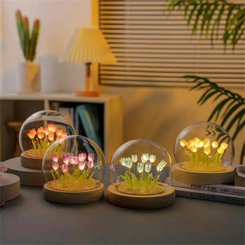 Artificial Tulip Flower Night  - Baby Nursery Lamp review and price