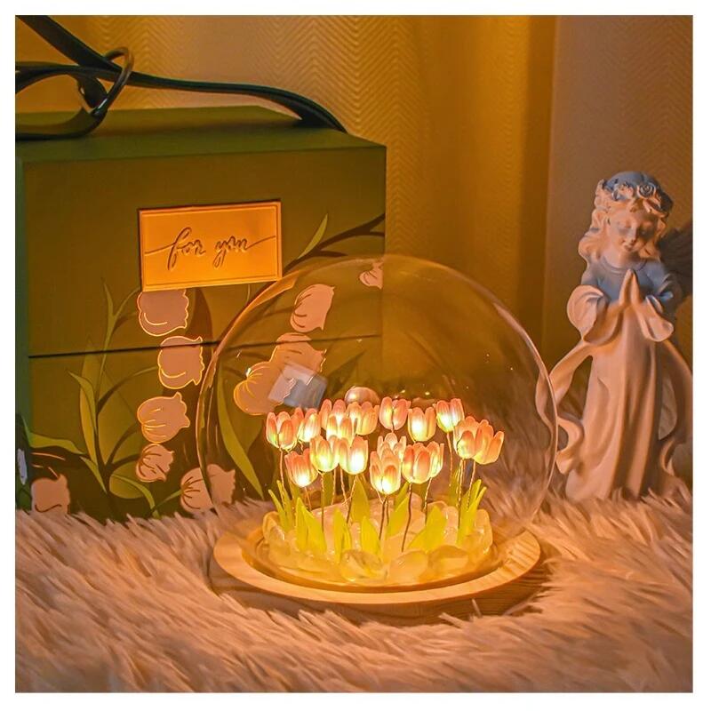 Artificial Tulip Flower Night  - Baby Nursery Lamp review and price