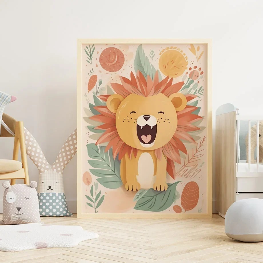 Lion Deer Giraffe Toucan Fox H - Baby Nursery Giraffe review and price